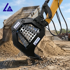 LIGONG Godet de criblage vibrant type Riddle pour excavatrice de 3,5 à 30 tonnes, pour la séparation des sols sur site minier, Prix usine CE - Product Image 4
