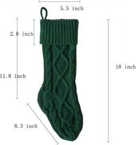 Ensemble de décorations de Noël en tissu tricoté polyester Yiwu Southpeak avec sac à bonbons assorti pour la maison - Product Image 6