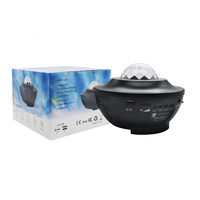 Lampe de nuit LED Galaxy avec haut-parleur musical, télécommande, prise USB 5V, lampe de nuit LED pour salon moderne, décoration de la maison