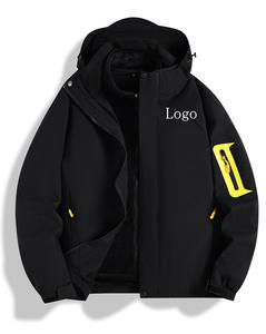 Chaqueta cortavientos ligera con cremallera completa para hombre, chaquetas impermeables reflectantes para entrenamiento al aire libre, precio barato - Product Image 1