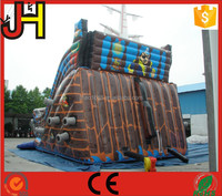 Toboggan gonflable commercial pas cher, toboggan gonflable sec à vendre, bateau pirate gonflable pour enfants