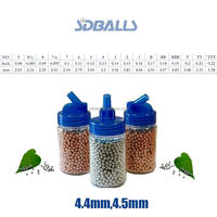 Billes en acier au carbone souple solide SDBALLS, dureté HRC58-62, .177, 4,4 mm, 4,5 mm, billes de chasse en plein air