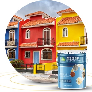 FOREST Brand Paint fornitori prezzo colori esterni casa dipinge pura emulsione acrilica pittura per pareti <span class=keywords><strong>esterne</strong></span> per la casa Anti Crack - Product Image 1