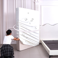 Housse de matelas imperméable en polyester pongé sur mesure, drap-housse intégral, fabrication OEM ODM