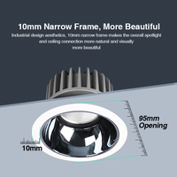 Nouveau Spot Encastrable Rond Chaud Anti-Éblouissement 7W 12W 20W en Aluminium à LED pour Plafond Salon Chambre