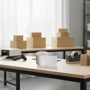 Rollo de Etiquetas Adhesivas de PP Impermeables para Uso Industrial, Forma Oblonga, Impresión UV y Flexográfica, Se Aceptan Pedidos Personalizados - Product Image 2