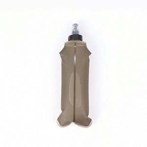 FREE SAMPLE Eco-Friendly Disposable TPU Collapsible Soft Matte Water Bottle <b>Flask</b> for Running - Product Image 5