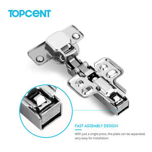 Pour TOPCENT 35mm charnière <span class=keywords><strong>de</strong></span> porte d'armoire à fermeture douce raccords <span class=keywords><strong>de</strong></span> meubles hydrauliques bidirectionnels pour cuisine Bisagras pour hôpital vivant <span class=keywords><strong>moi</strong></span> - Product Image 3