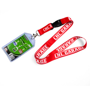 Wholesale Custom Promotional Phone Case Anime Personalised ID Card Holder Nylon/Polyester Adjustable Lanyard Keychain