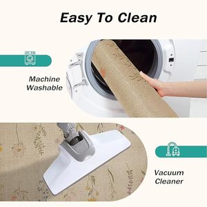 เสื่อผ้าลินินยางรองอ่างล้างจานในครัวกันลื่นดูดซับได้ดีทำความสะอาดง่าย - Product Image 5