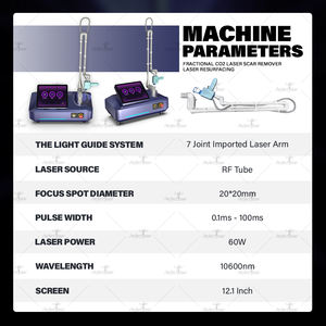 Principales áreas de investigación Láser Co2 PARA ELIMINACIÓN DE LA PIEL Estiramiento vaginal vertical - Product Image 5