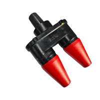 Coude isolé EPDM 200A pour raccordement traversant de transformateur de distribution submersible
