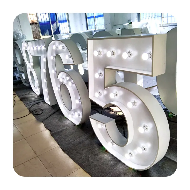 2022 Custom LED 3ft 4ft LOVE letter lights marquee LOVE wedding decorations birthday party event background