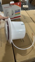Ventilateur extracteur mural silencieux de 8, 9, 10, 12 pouces pour cuisine, toilettes et salle de bain, en plastique, 220V, 2500W, vente en gros