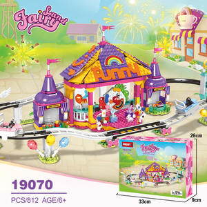 Bloques de Construcción Woma, Parque de Atracciones, Circuito de Montaña Rusa, 40 Piezas, Plástico ABS, Modelo Educativo, Escala 1:1 - Product Image 6