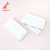 Boîte de rangement en plastique premium à 18 compartiments pour cosmétiques et nail art, avec couvercle à clipser, pour gel de couleur et gel de construction, emballage personnalisé OEM/ODM