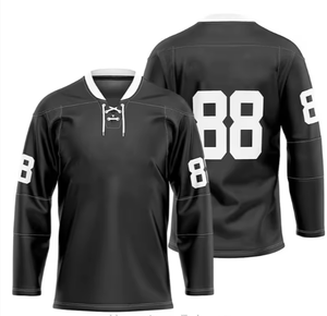 Magliette di Hockey all'ingrosso di alta qualità a buon mercato di sublimazione Hockey maglia sportiva uniforme manica lunga Hockey sublimazione camicia sportiva - Product Image 1