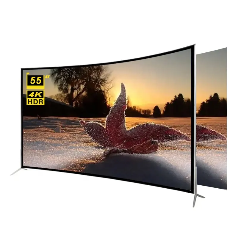 Verified Suppliers Wholesale Digital Curved Screen 55 Inch Smart Tv 4K Ultra HD LED LCD TVs Android Television Intelligent