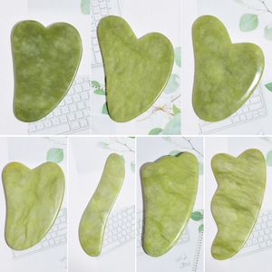 Herramientas Guasha Xiuyan de forma cuadrada y ondulada para bricolaje, piedra Gua Sha de Jade, nueva forma, tablero Gua Sha, <span class=keywords><strong>Faceroller</strong></span> - Product Image 6