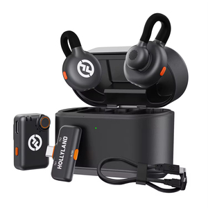 Hollyland Lark M2コンボ無指向性ワイヤレスマイクiPhone用<span class=keywords><strong>Android</strong></span> PC用ノイズキャンセリング写真<span class=keywords><strong>Vlogging</strong></span> - Product Image 1