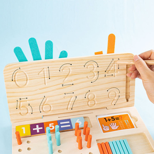 Giocattoli Educativi in Legno per Contare, Blocchi Numerici per l'Apprendimento Prescolare, Giochi Matematici per Bambini - Product Image 4