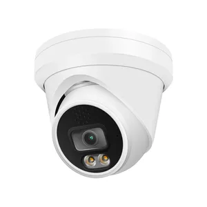 6MP couleur vente chaude caméra de sécurité CCTV étanche IP66 OEM avec haut-parleur H.265 objectif starlight caméra réseau ip POE