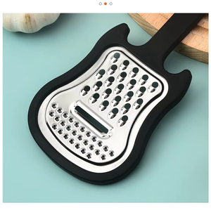 Éplucheur de melon en acier inoxydable en forme de <span class=keywords><strong>guitare</strong></span>, couteau à éplucher les fruits, <span class=keywords><strong>grattoir</strong></span> à pommes de terre créatif pour la maison, gadgets de cuisine - Product Image 4