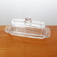 Beurrier en verre transparent rectangulaire avec couvercle, boîte à beurre, plateau de rangement pour fromage pour réfrigérateur, pour usage en cuisine