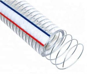 أنبوب مياه مرن مقاوم للضغط العالي خفيف الوزن شفاف للري من البي في سي معزز حلزوني بتقنية اللحام بالانصهار - Product Image 2