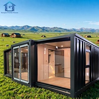 Maison conteneur préfabriquée extensible en structure acier, 40ft 20ft, 1 2 3 4 5 chambres, pliable, prix usine, à vendre, maison mobile, cabane