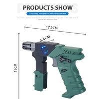 Pistolet à flamme à jet spécialisé pour la cuisine, avec logo personnalisable, lumière LED portable, flamme à haute température, idéal pour griller le steak