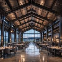 Structure en acier préfabriquée à prix d'usine, bâtiment modulaire en métal pour restaurant commercial et aire de restauration