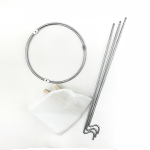 Support pour <span class=keywords><strong>passoire</strong></span> <span class=keywords><strong>à</strong></span> <span class=keywords><strong>gelée</strong></span> en acier inoxydable, ensemble de passoires <span class=keywords><strong>à</strong></span> confiture avec sac en nylon pour retirer les pépins et la peau - Product Image 5