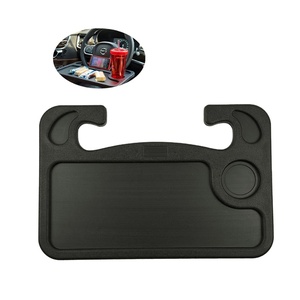 <strong>Car</strong> Travel <strong>Table</strong> with Steering Wheel Tray and Food Eating Hook Plastic Material Beach &amp; Vacation Design Multi-color Options - Product Image 1