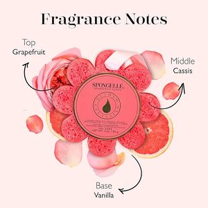 OEM Grapefruit Flower Shape Bath Sponge Soap Gentle Shower Scrubber Cleaning Wash Scrub Dirt Oil Removal Massage Foot Elbow Face - Product Image 3