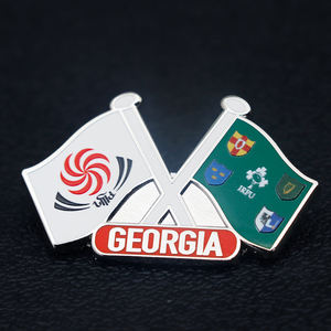 Großhandel Free Design Weiche harte Emaille vergoldete Anstecknadel De Banderas Flagge Abzeichen Hut Emaille Flagge Country Pins - Product Image 6