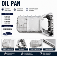 Bac à huile moteur premium pour Mercedes-Benz, référence OE A2760141802 A2760142800 A2760141900 A2760140000 A2760142400, étanche