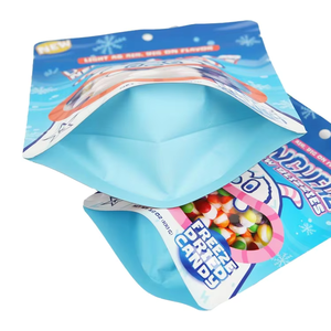 مخصص مطبوع ختم حراري رقائق الألومنيوم تجميد الحلوى المجففة التعبئة والتغليف دويباك الوقوف الحقيبة مع نافذة واضحة - Product Image 5