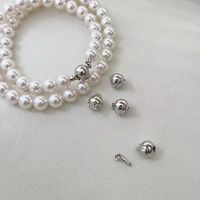 Fermoir en gros pour la fabrication de bijoux Fin de collier Perles ou perles Accessoires de mode Serrure Bijoux en argent sterling 925