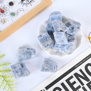 All'ingrosso pietra di cristallo <span class=keywords><strong>grezza</strong></span> naturale alla rinfusa pietra curativa <span class=keywords><strong>grezza</strong></span> <span class=keywords><strong>Calcite</strong></span> blu per la decorazione - Product Image 6