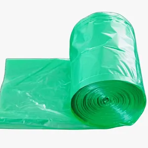 Fornecedores de fábrica por atacado saco de lixo de plástico em rolo para lixeira em cores com tampa plana e Pe mais barato