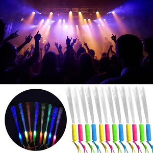 Varinhas Luminosas LED Varinhas de Fibra Óptica em Lote com 3 Modos de Piscar Bastões Luminosos para Festas de Aniversário de Crianças Lembrancinhas de Casamento - Product Image 3