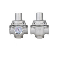 Vanne de contrôle de pression réglable en acier inoxydable CF8 soupape de réduction de pression soupape de surpression PN16 DN50
