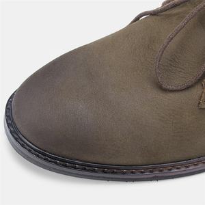 Stivaletti <span class=keywords><strong>Chukka</strong></span> da Uomo in Vera Pelle, Stivali Chelsea Classici, Scarpe Casual Eleganti da Lavoro, Stivali Desert - Product Image 4