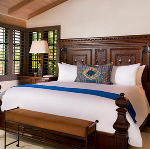 Deeda 100% Cotton Khách Sạn Chất Lượng Tấm Ga Giường Đặt 4-Mảnh Nữ Hoàng Và Đôi Kích Thước Mềm Đồng Bằng Phong Cách Cho Người Lớn Chia Vua Giường - Product Image 1