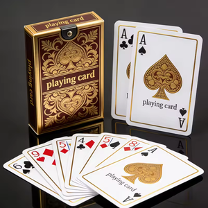 Cartes à jouer personnalisées en papier pour adultes, impression de logo publicitaire, faible MOQ, vente en gros - Product Image 2