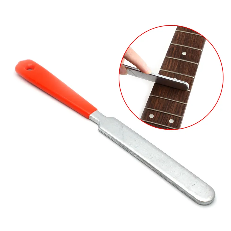 Guitar Tools Guitar Frets File Durable Stainless Steel Small Dual Cutting Edge Tool for Guitarra repairing