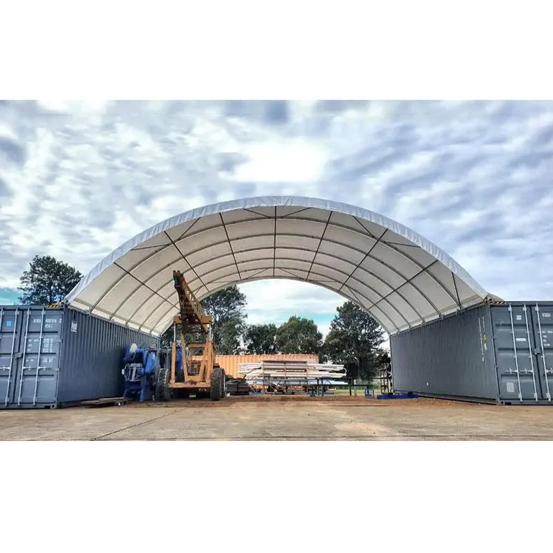 Baldacchini per Container galvanizzati di nuovo Design tettoia industriale a cupola pensilina per riparo montata su un rifugio