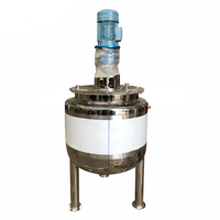 Réservoir de mélange à couvercle rabattable simple en acier inoxydable 304 de 100 L pour liquide vaisselle et détergent à lessive