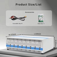 Probador de Capacidad de Batería Heltec Energy de 8 Canales y 50A para Carga/Descarga, Baterías de Litio LFP para Vehículos Eléctricos, Controlado por PC